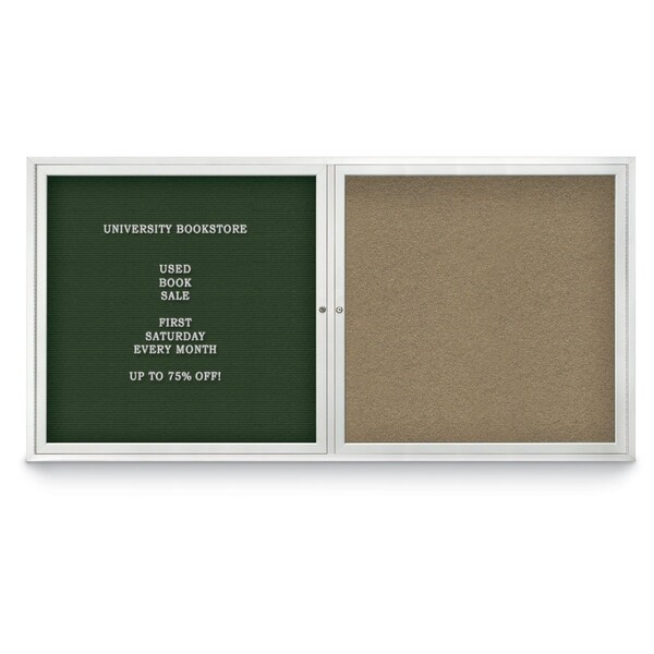 Corkboard, Medium Grey/Black, 60"x36"